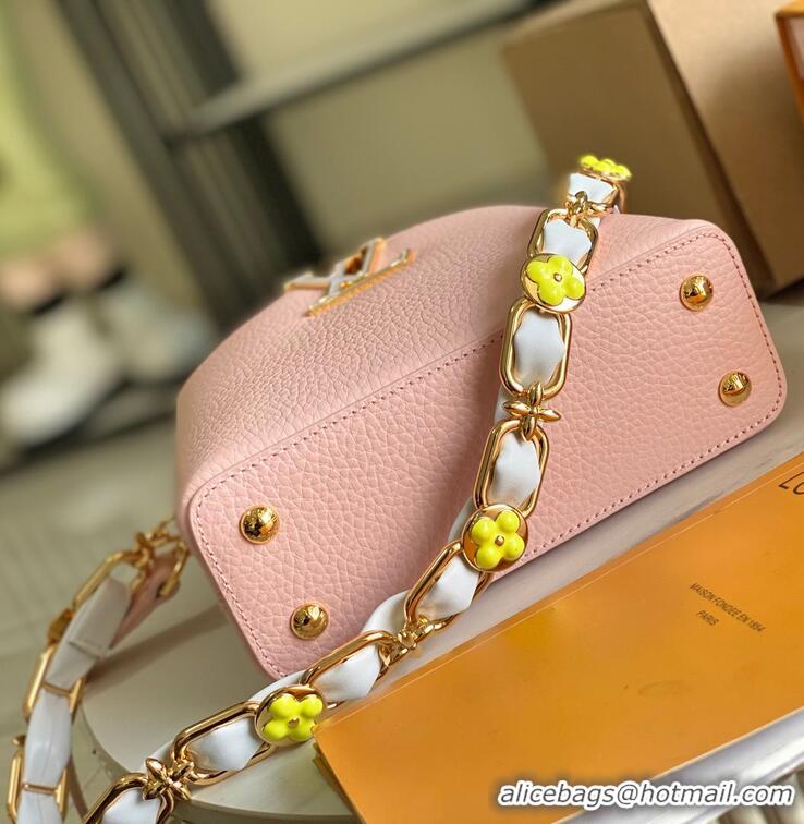 Market Sells Louis Vuitton Capucines Metal Woven Chain Handbag M23288 2026