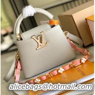 Best Product Louis Vuitton Capucines Metal Woven Chain Handbag M23288 2026