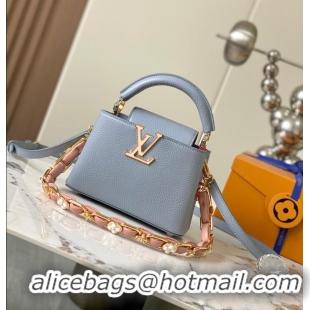 Good Quality Louis Vuitton Capucines Metal Woven Chain Handbag M23288 2026