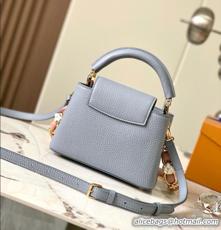 Good Quality Louis Vuitton Capucines Metal Woven Chain Handbag M23288 2026