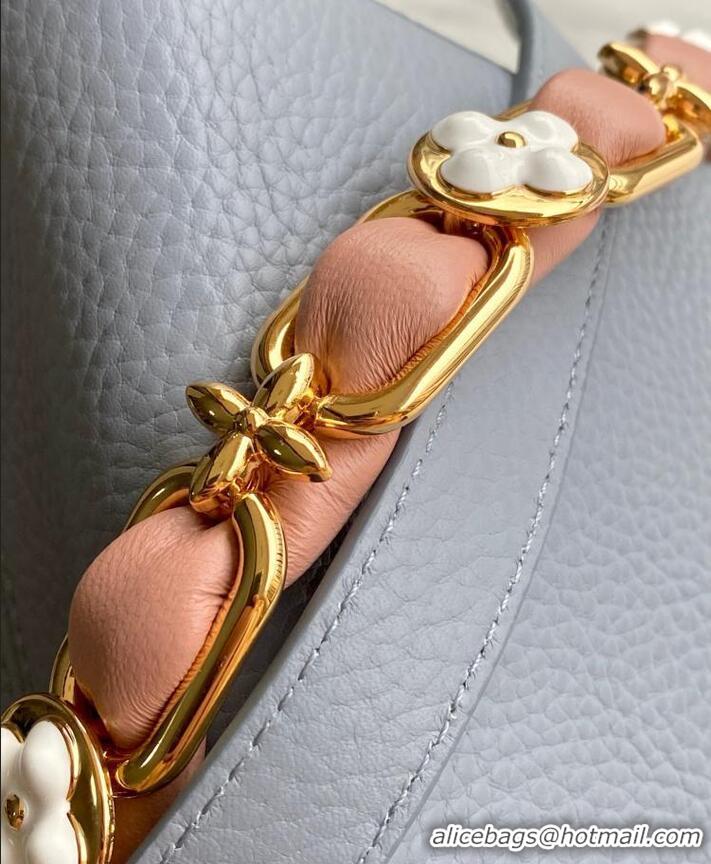 Good Quality Louis Vuitton Capucines Metal Woven Chain Handbag M23288 2026