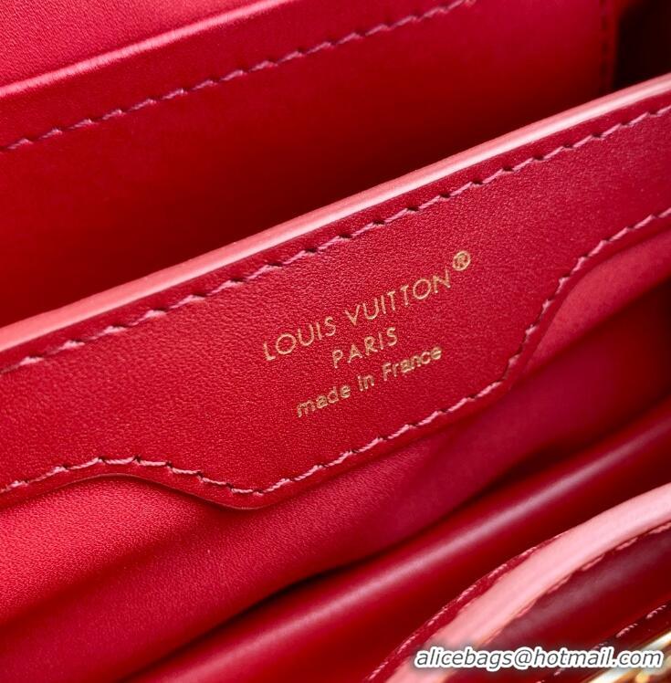 Top Design Louis Vuitton Capucines Metal Rhinestone Cowhide Mini Handbag M14177 2026
