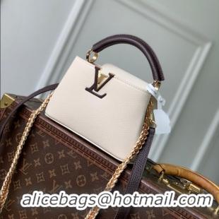 New Cheap Louis Vuitton Capucines Imported Taurillon Leather Mini Handbag M28450 2026