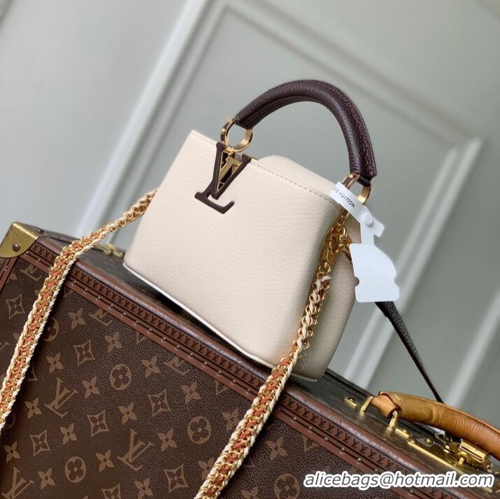 New Cheap Louis Vuitton Capucines Imported Taurillon Leather Mini Handbag M28450 2026