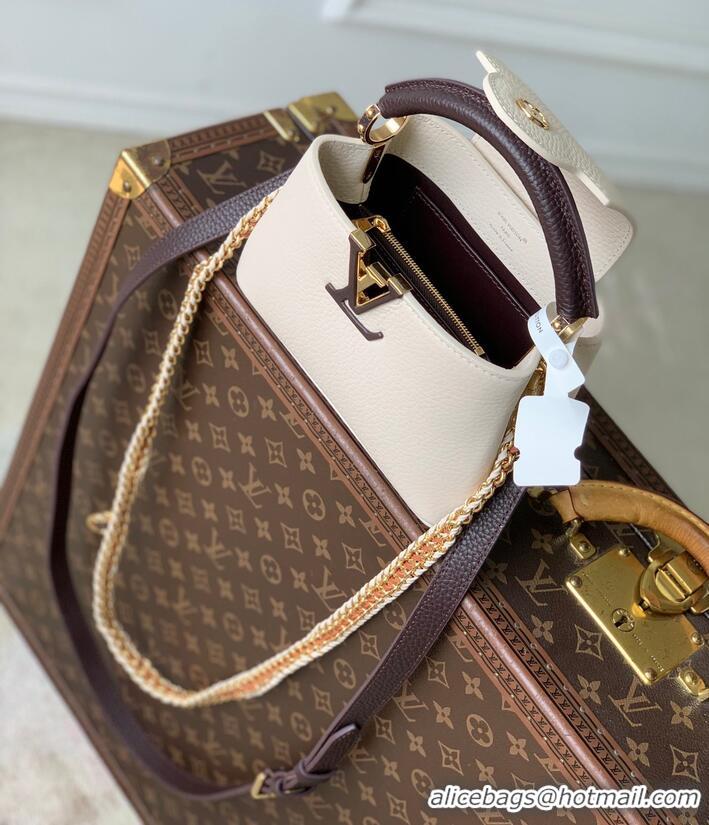 New Cheap Louis Vuitton Capucines Imported Taurillon Leather Mini Handbag M28450 2026