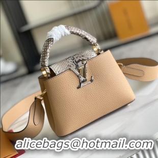 Wholesale Cheap Louis Vuitton Capucines BB Imported Cowhide Handbag M80741 2026