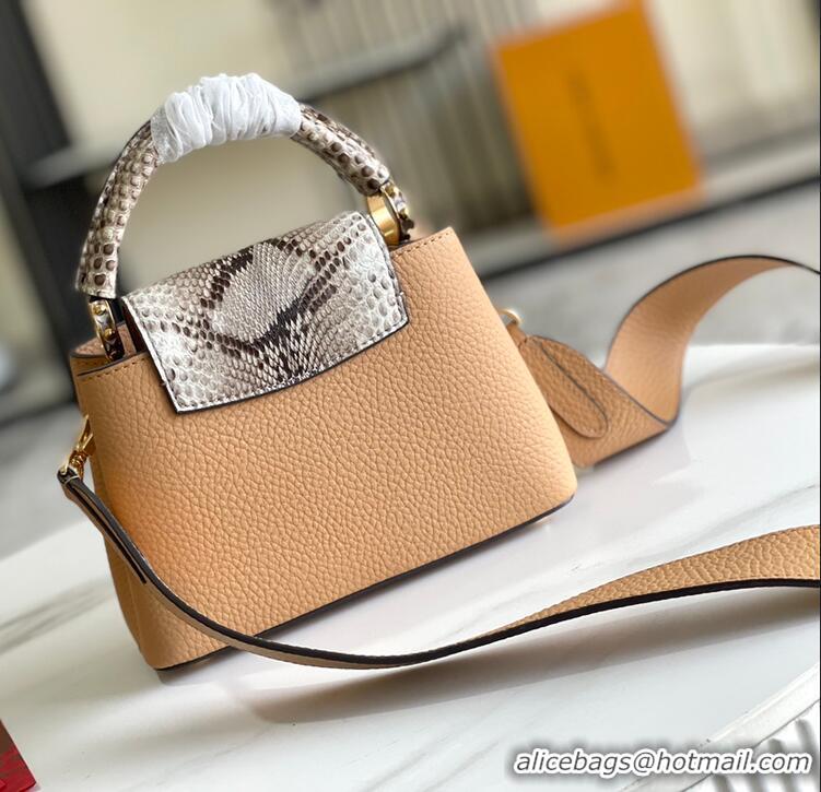 Wholesale Cheap Louis Vuitton Capucines BB Imported Cowhide Handbag M80741 2026