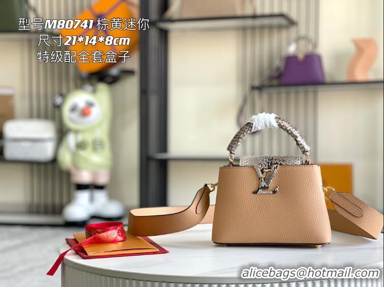 Wholesale Cheap Louis Vuitton Capucines BB Imported Cowhide Handbag M80741 2026