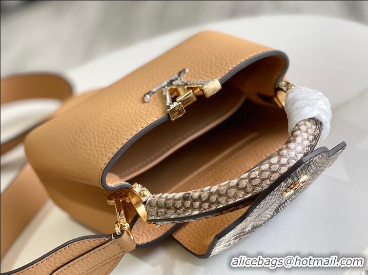 Wholesale Cheap Louis Vuitton Capucines BB Imported Cowhide Handbag M80741 2026