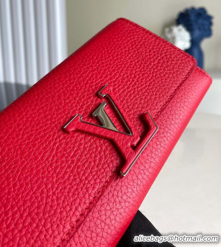 Well Crafted Louis Vuitton Capucines Wallet In Grained Leather M61471 2026