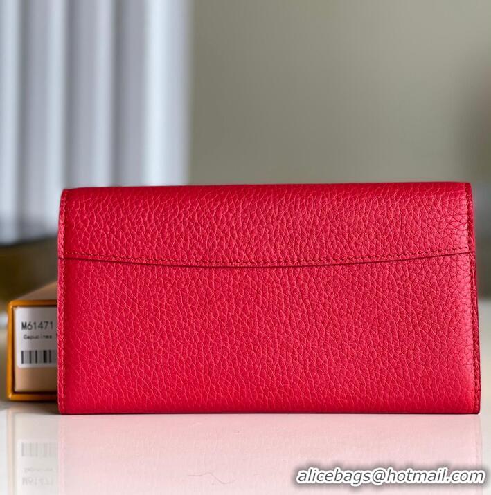 Well Crafted Louis Vuitton Capucines Wallet In Grained Leather M61471 2026