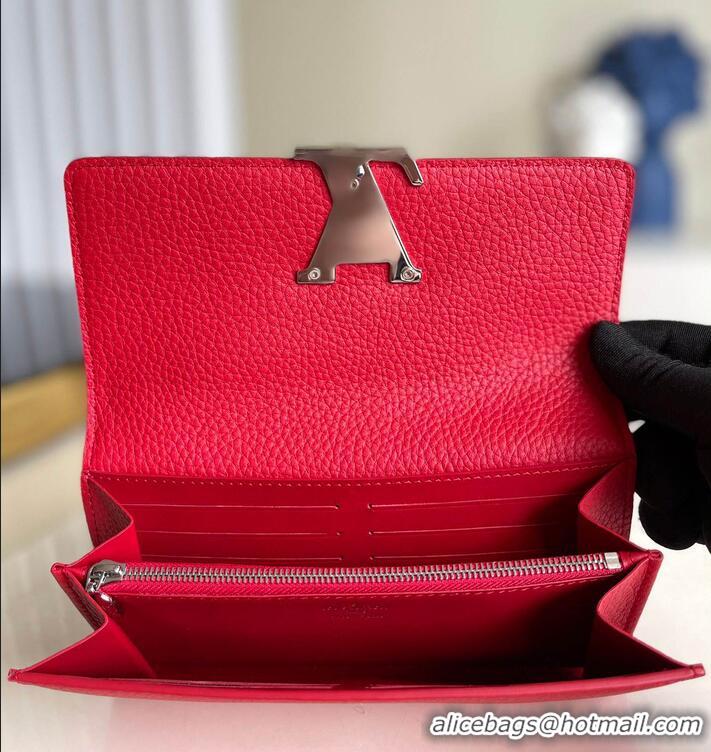 Well Crafted Louis Vuitton Capucines Wallet In Grained Leather M61471 2026