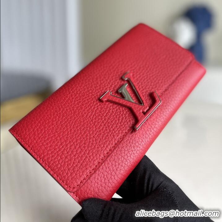 Well Crafted Louis Vuitton Capucines Wallet In Grained Leather M61471 2026