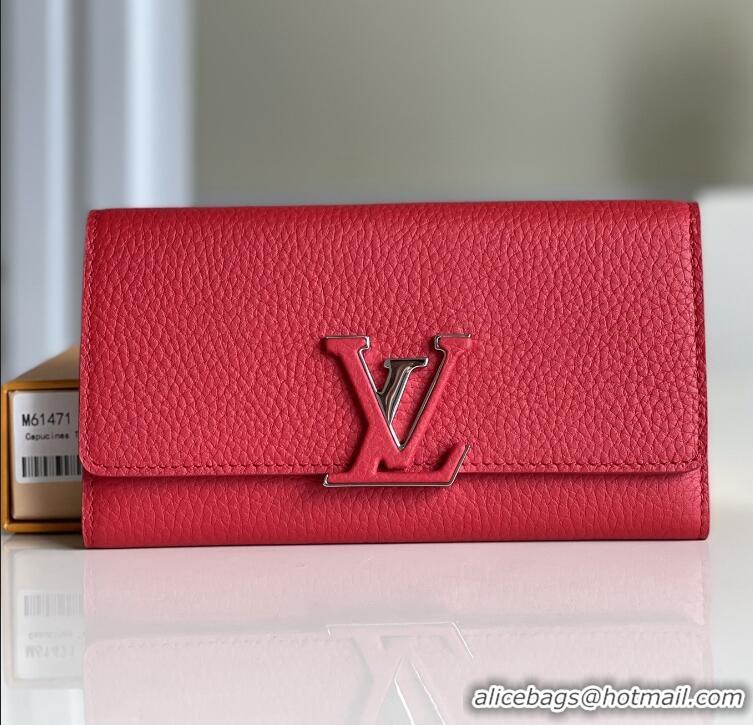 Well Crafted Louis Vuitton Capucines Wallet In Grained Leather M61471 2026