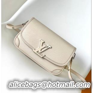 Low Cost Louis Vuitton Buci Water Ripple Top-grain Cowhide Handbag M59459 White 2026