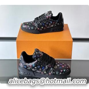 Buy Discount Louis Vuitton x Takashi Murakami LV Trainer Sneaker Black 6070706
