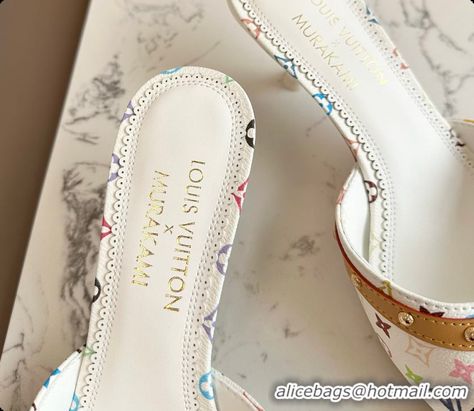 Luxurious Louis Vuitton LV x TM 6AM Mule White 6070706