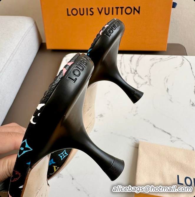 Shop Cheap Louis Vuitton LV x TM 6AM Mule Black 6070706