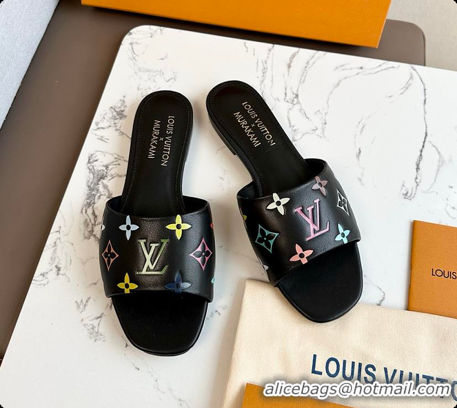 Low Price Louis Vuitton LV x TM 6AM Slipper Black 6070801