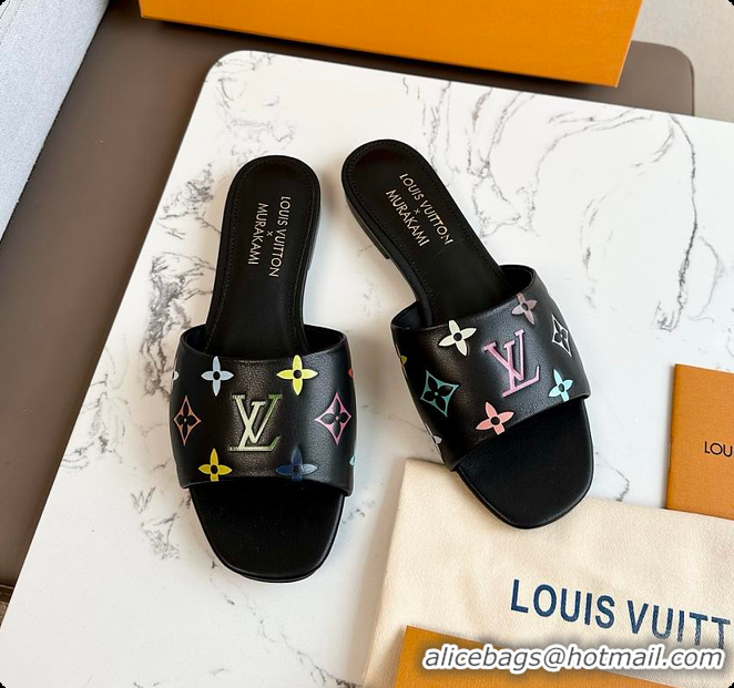 Low Price Louis Vuitton LV x TM 6AM Slipper Black 6070801