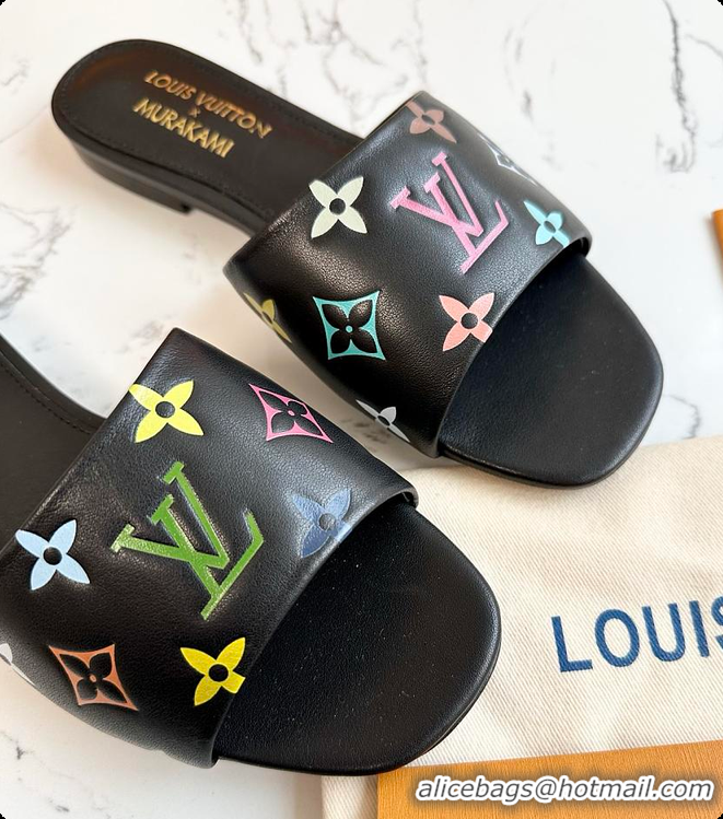 Low Price Louis Vuitton LV x TM 6AM Slipper Black 6070801