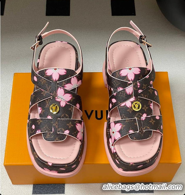 Popular Style Louis Vuitton LV x TM Maya Platform Sandal Flower 6070802