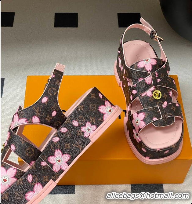 Popular Style Louis Vuitton LV x TM Maya Platform Sandal Flower 6070802
