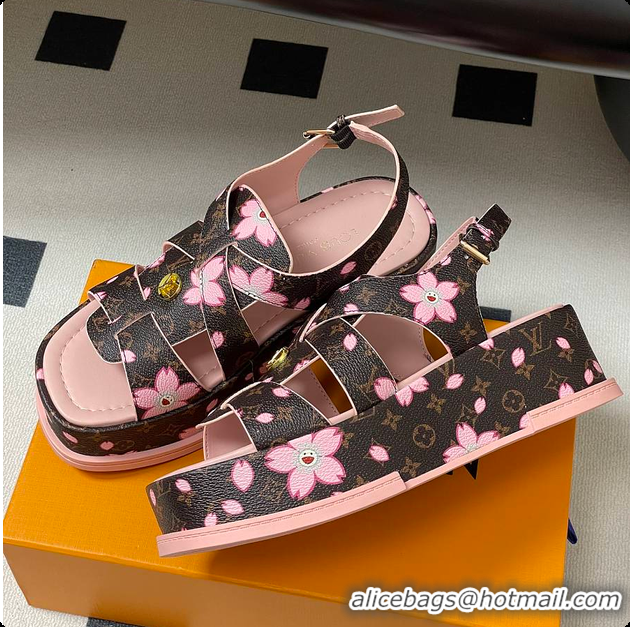 Popular Style Louis Vuitton LV x TM Maya Platform Sandal Flower 6070802