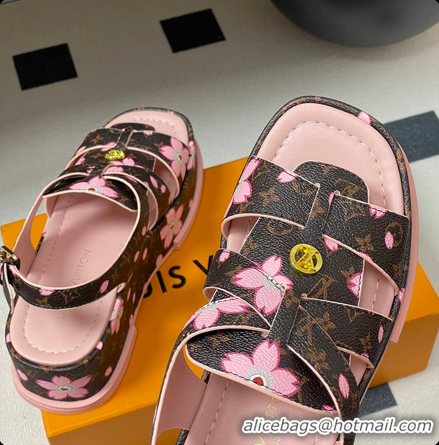 Popular Style Louis Vuitton LV x TM Maya Platform Sandal Flower 6070802