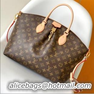 Top Grade Louis Vuitton Monogram Canvas Boetie Metal Zipper Tote Bag M45987