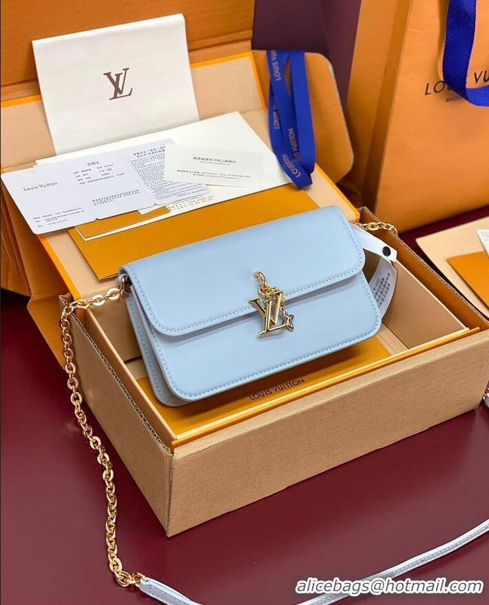 Low Cost Louis Vuitton Epi Leather Bloom Wallet On Chain Bag M14564 Light Blue