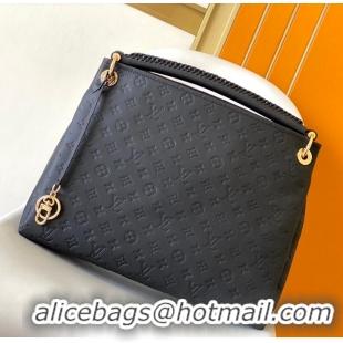 Well Crafted Louis Vuitton Original Monogram Empreinte Leather Artsy MM M43237 Black