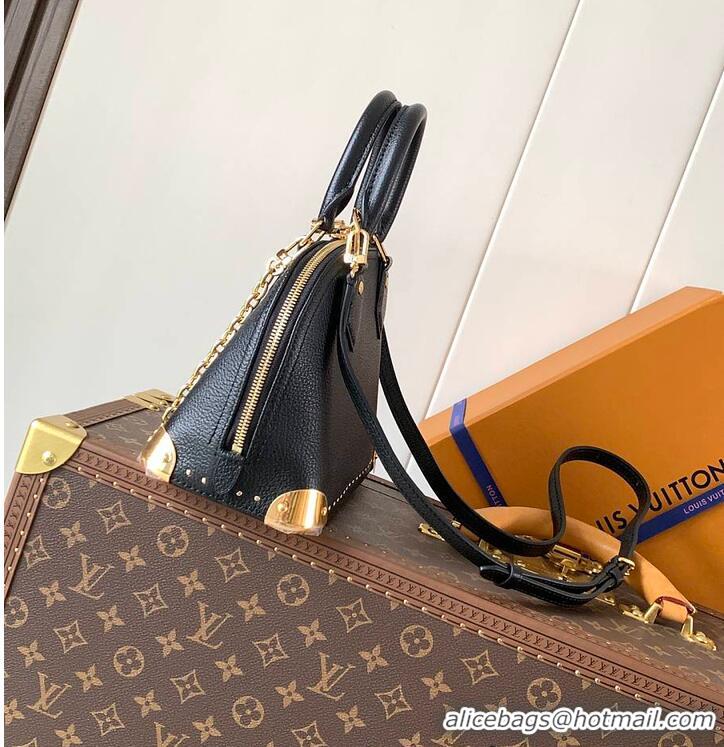 Discount Louis Vuitton Original Leather Alma Trunk BB Handbag M29091 Black