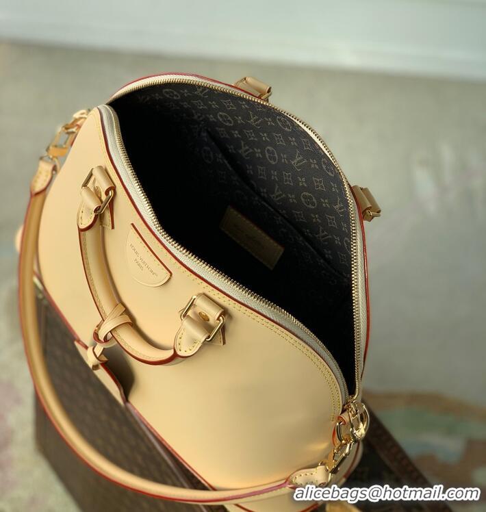 Original Cheap Louis Vuitton Monogram VVN Leather Alma PM Handbag M27388