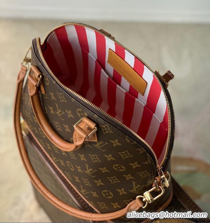 Top Quality Louis Vuitton Monogram Canvas Alma MM Soft Celebration Handbag N30049