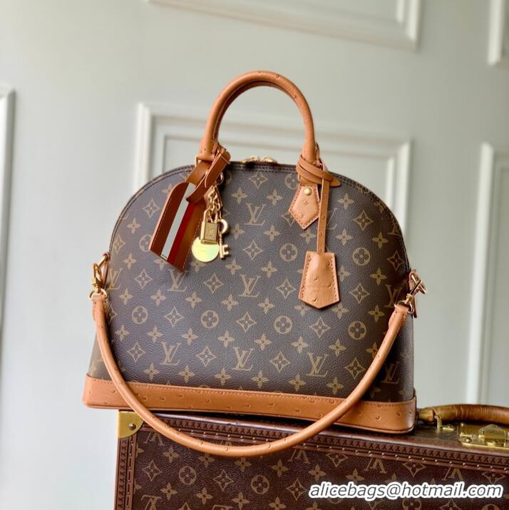 Top Quality Louis Vuitton Monogram Canvas Alma MM Soft Celebration Handbag N30049