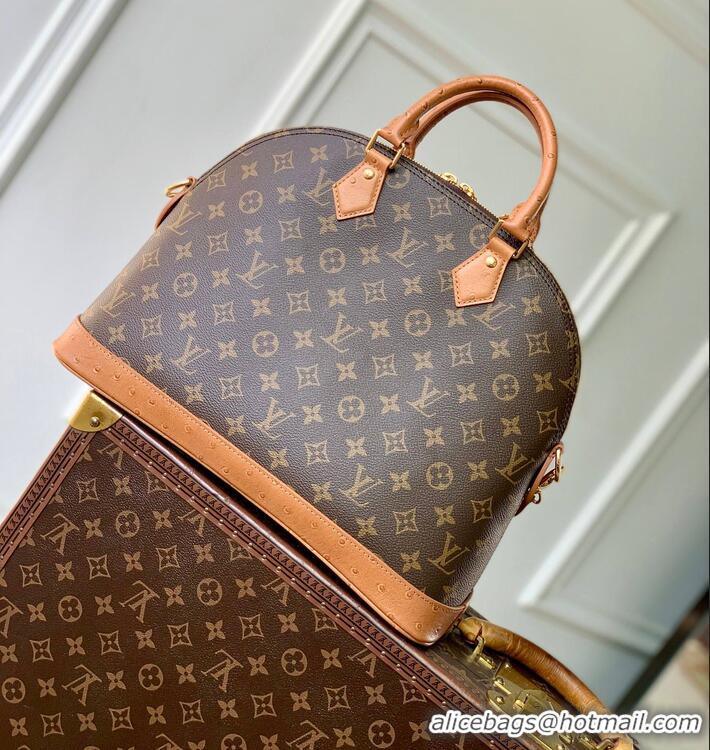Top Quality Louis Vuitton Monogram Canvas Alma MM Soft Celebration Handbag N30049