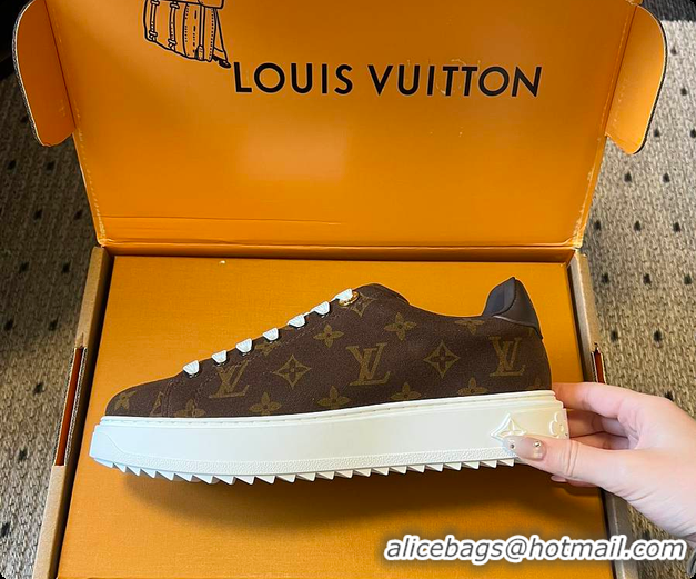 Charming Louis Vuitton LV Ski Time Out Sneaker Marron 6070902