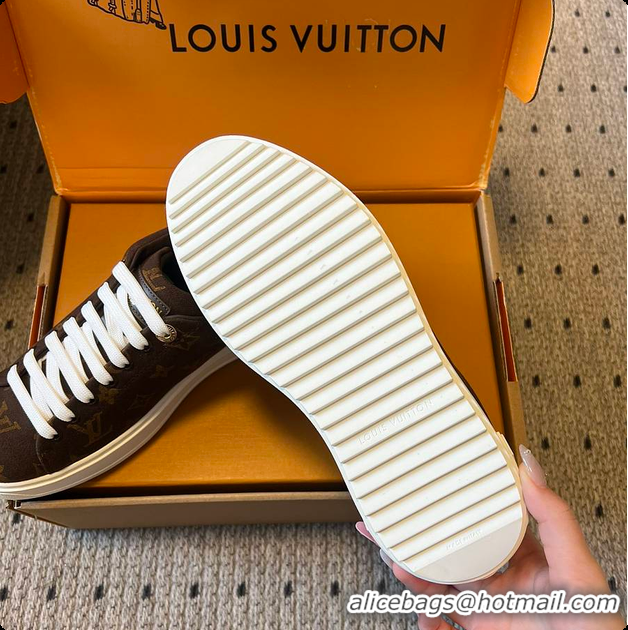 Charming Louis Vuitton LV Ski Time Out Sneaker Marron 6070902