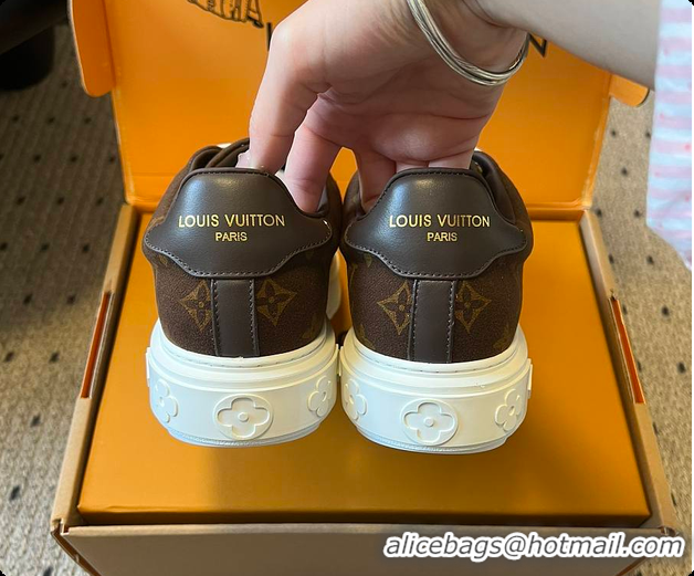 Charming Louis Vuitton LV Ski Time Out Sneaker Marron 6070902