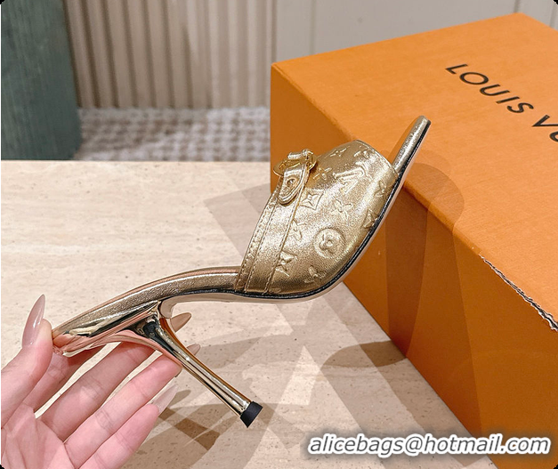Top Grade Louis Vuitton LV Ski Dept 6 AM Mule Gold 6070903