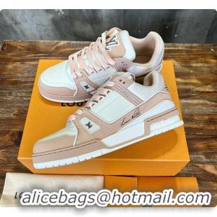Luxurious Louis Vuitton LV Trainers 1ACWAY Pink