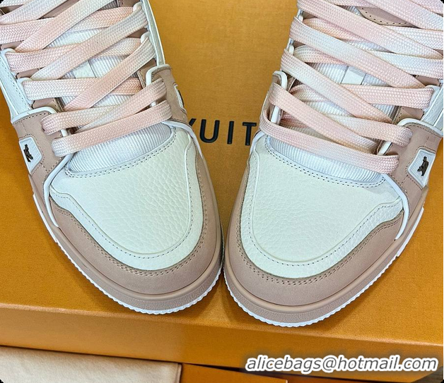 Luxurious Louis Vuitton LV Trainers 1ACWAY Pink