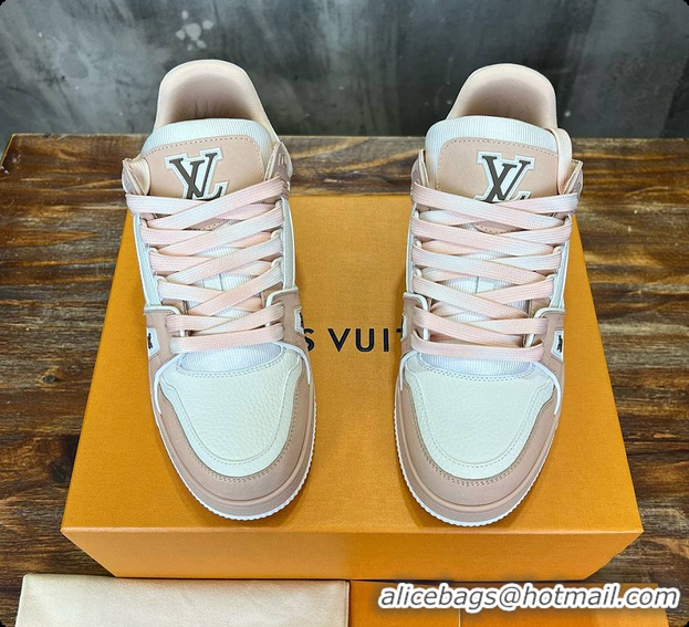 Luxurious Louis Vuitton LV Trainers 1ACWAY Pink