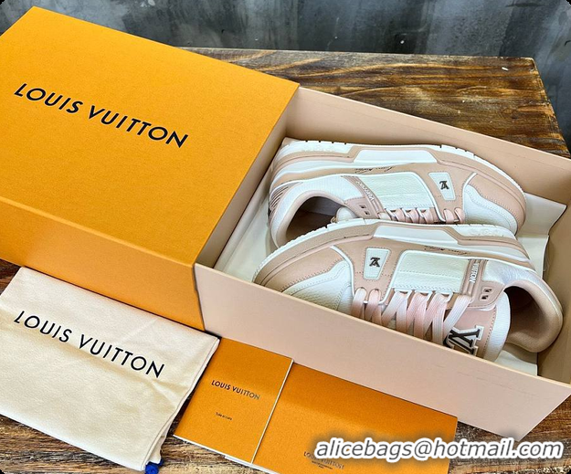 Luxurious Louis Vuitton LV Trainers 1ACWAY Pink