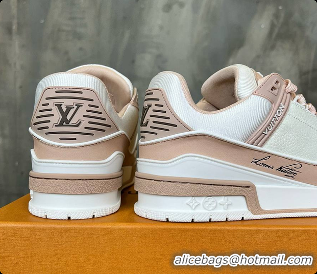 Luxurious Louis Vuitton LV Trainers 1ACWAY Pink