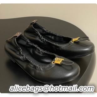 Top Grade Louis Vuitton LV Nolita Flat Ballerina Black 6070914