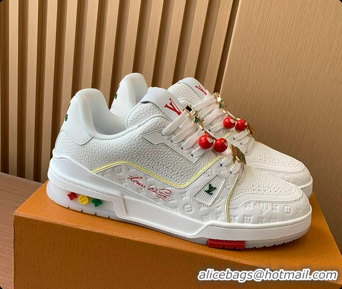 Top Design Louis Vuitton LV Trainer line Red 60701002