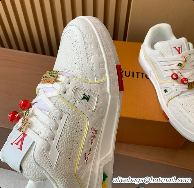 Top Design Louis Vuitton LV Trainer line Red 60701002