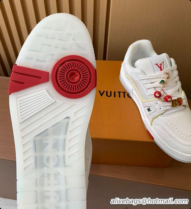 Top Design Louis Vuitton LV Trainer line Red 60701002
